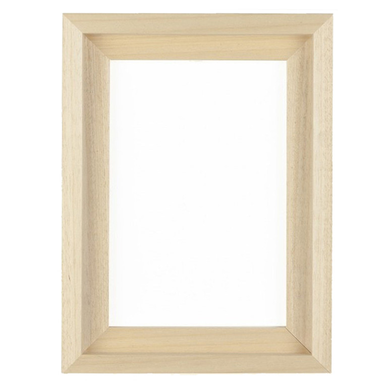 Baklijst Blank Breed 80x80 cm - Vooraanzicht