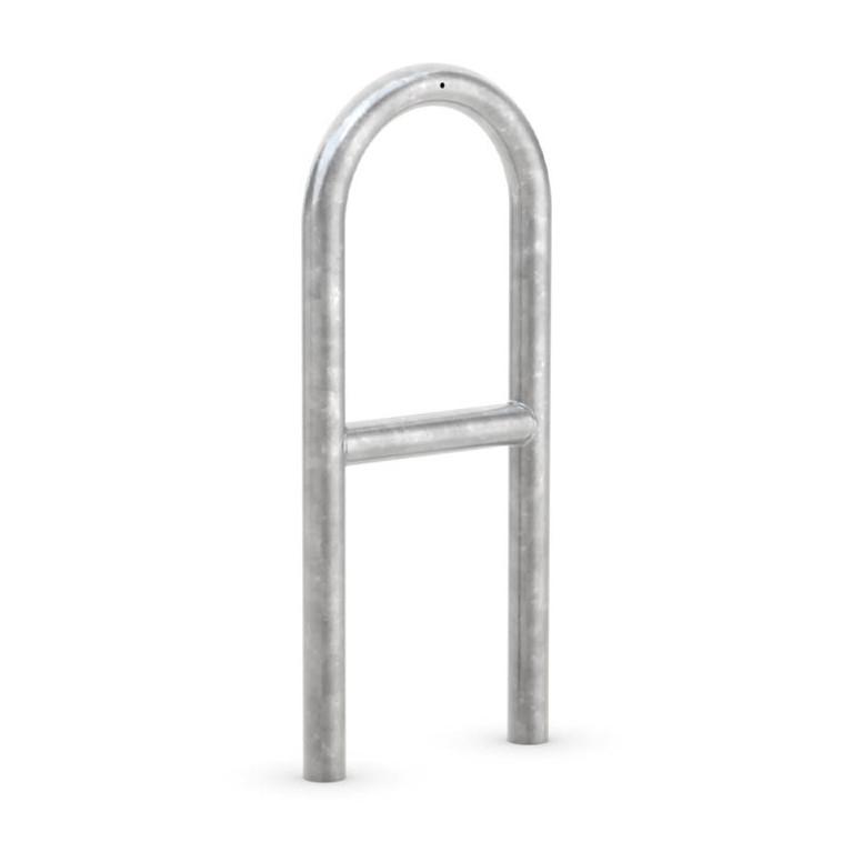 Fietsaanleunbeugel 2 fietsen Safety A-model - storten in beton