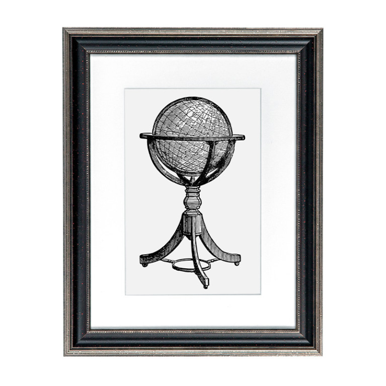 Fotolijst Venice Zwart/Zilver A2 (42x59,4 cm) - Art Print en Passe Partout