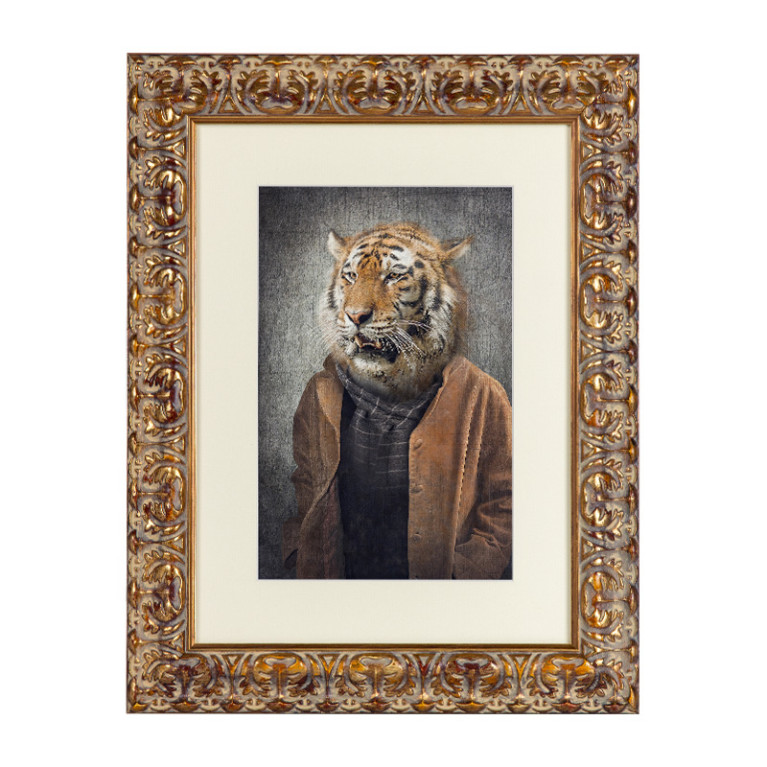 Fotolijst Germain Goud 50x50 cm - Art Print en Passe Partout