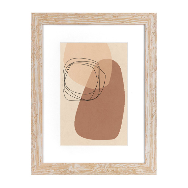 Fotolijst Capella Crème A3 (29,7x42 cm) - Art Print en Passe Partout