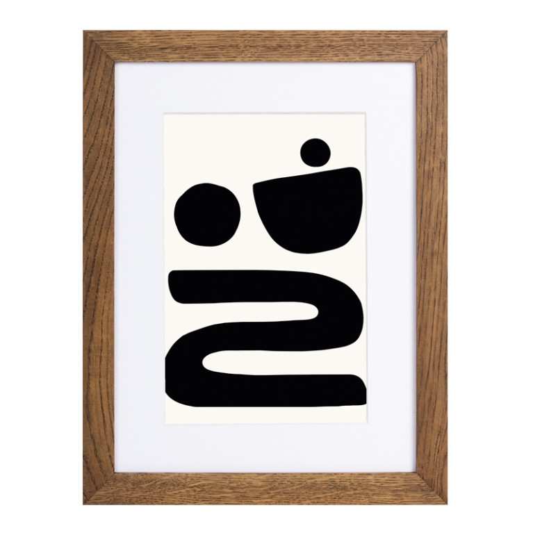 Vintlux Fotolijst Vesterby Massive - Eiken Donker 80x80 cm 