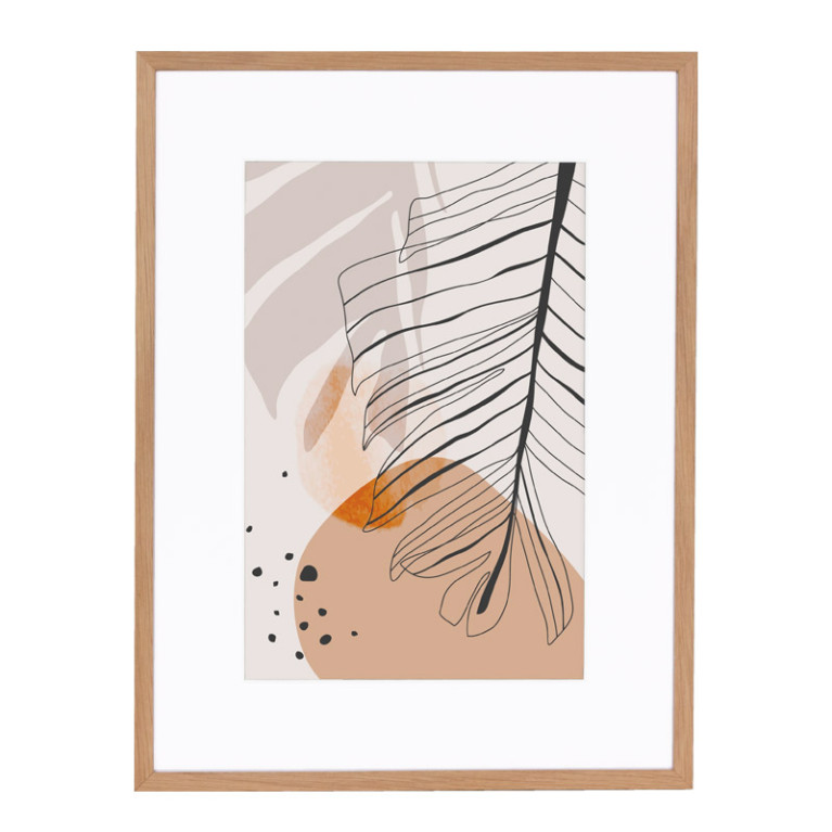 Fotolijst Karlum Eiken A3 (29,7x42 cm) - Art Print en Passe Partout