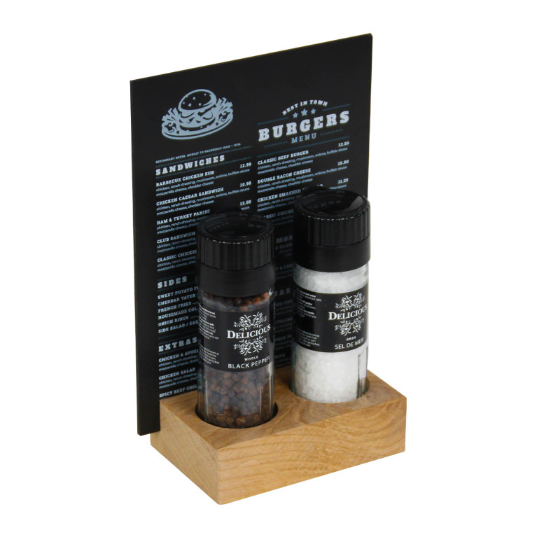 Menukaarthouder BLOC Eiken Small - Ø 45 mm