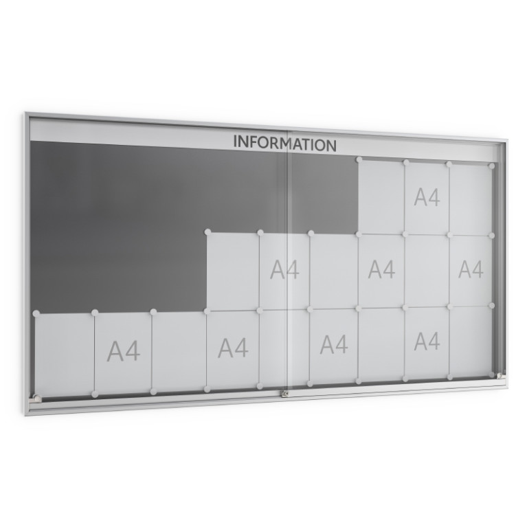 Informatiekast Binnen Schuifdeur 27x A4 Premium