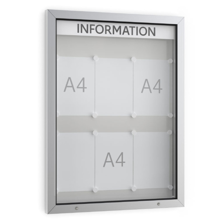 Informatiekast Buiten Draaideur 6x A4