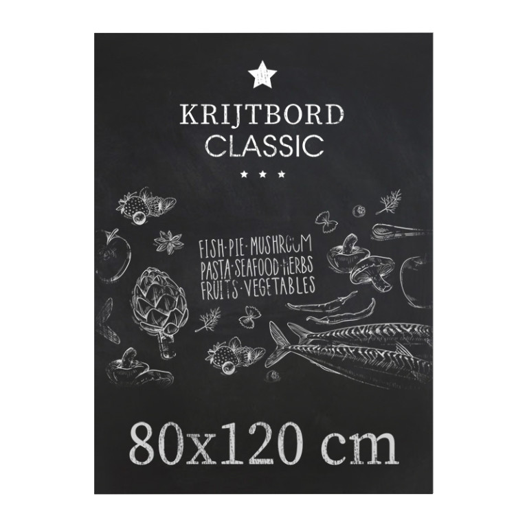 Krijtbord Classic 80x120 cm Zonder Ophangsysteem