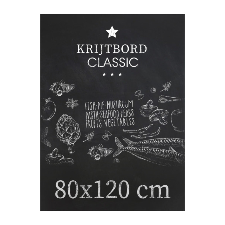 Krijtbord Classic 80x120 cm