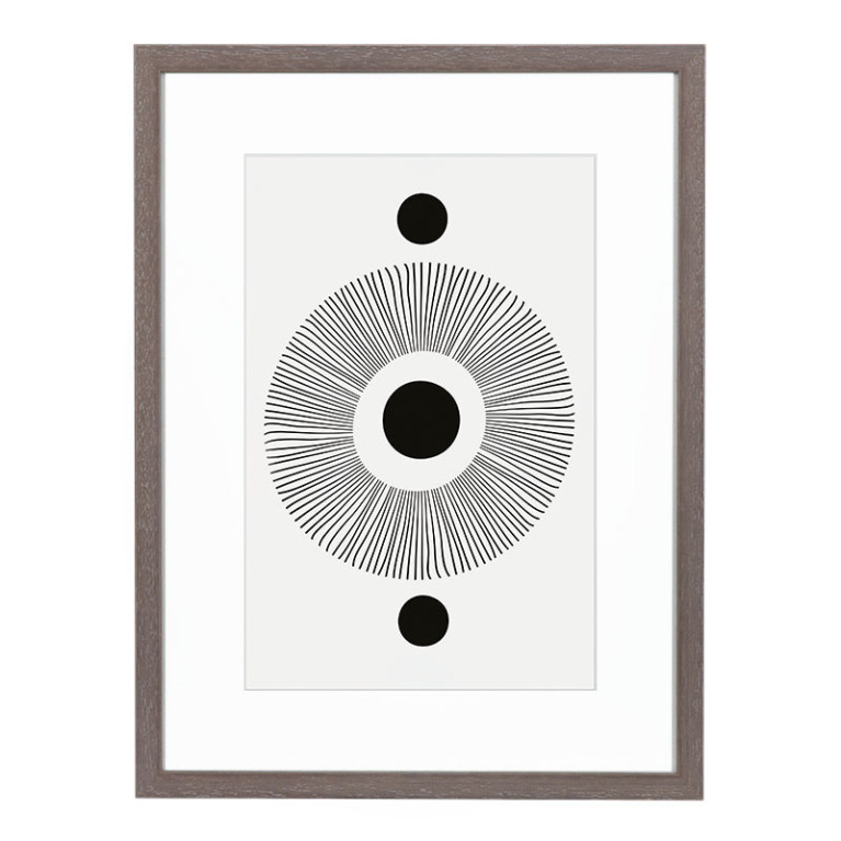 Wissellijst Vergrijsd 50x65 cm - Art Print en Passe Partout