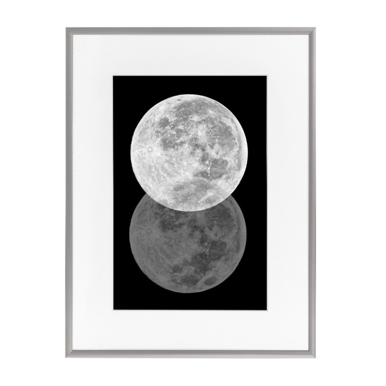 Wissellijst Budget Zilver 18x24cm met print