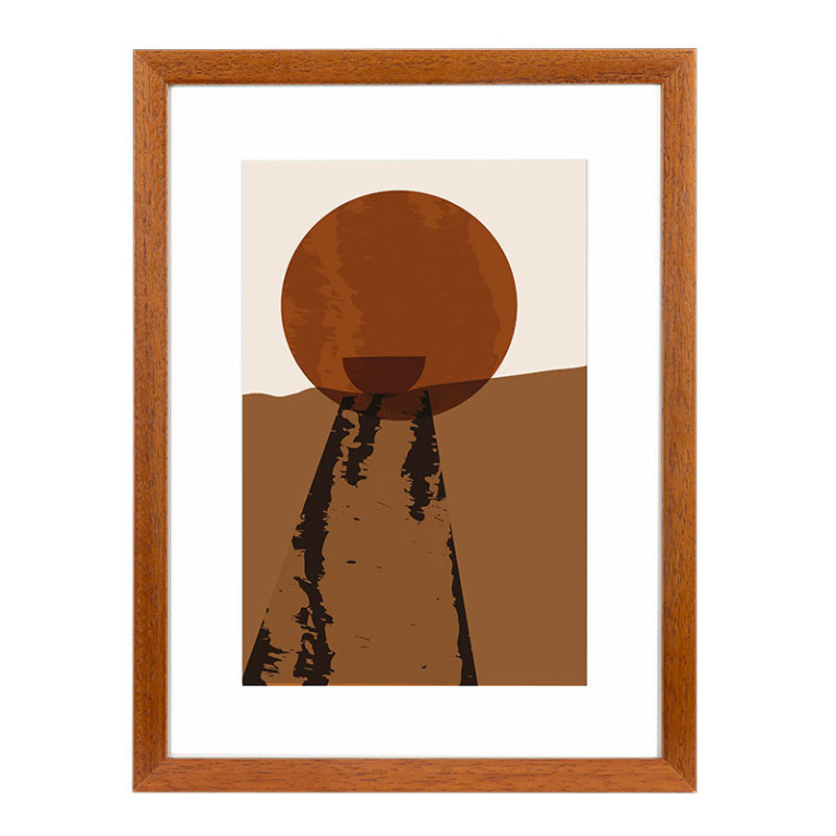 Wissellijst Beuken 70x90 cm - Art Print en Passe Partout