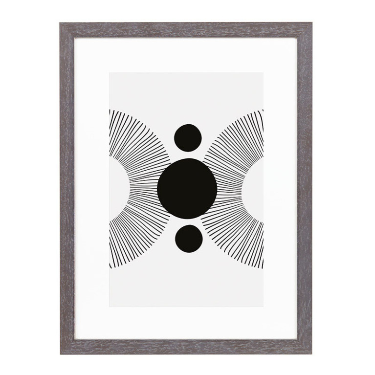 Wissellijst Vergrijsd Breed A1 - Art Print en Passe Partout