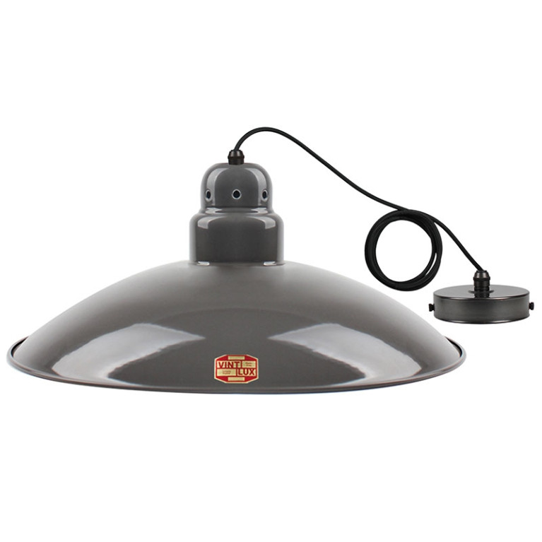 Vintlux Hanglamp HX26 Classic Grey - Ø 46,5 cm - E27 gemonteerd
