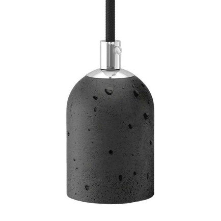 Fitting Beton Donkergrijs E27