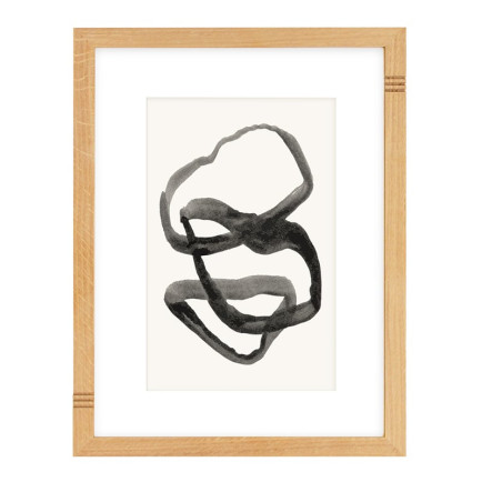 Vintlux Fotolijst Naesby Thin - Eiken Ongelakt 50x50 cm - Art Print en Passe Partout