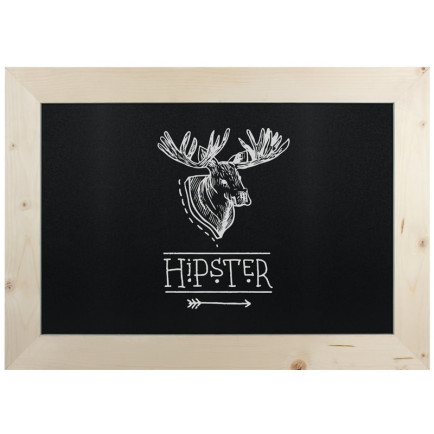 Krijtbord Hout Blank 40x50cm overview 1