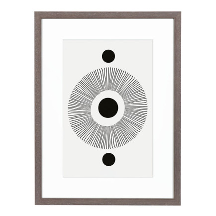 Wissellijst Vergrijsd 20x28 cm - Art Print en Passe Partout