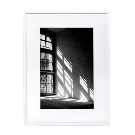 Wissellijst Wit 50x50cm met print