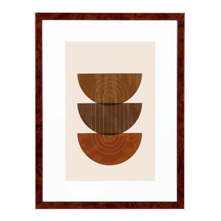 Wissellijst Wortelnoten A2 - Art Print en Passe Partout