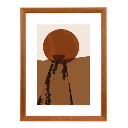 Wissellijst Beuken 50x70 cm - Art Print en Passe Partout