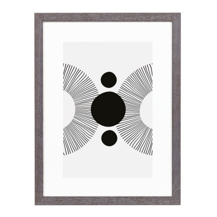 Wissellijst Vergrijsd Breed 50x65 cm - Art Print en Passe Partout