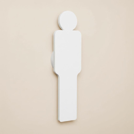 Oacklux Toiletbord Nova Wit - Man