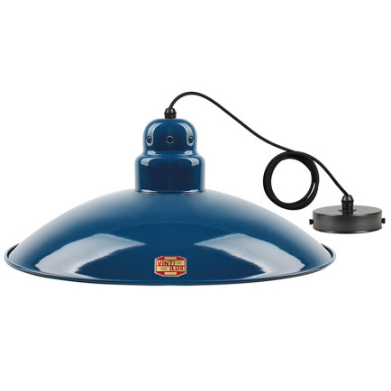 Vintlux Hanglamp HX26 Petrol Blue - Ø 46,5 cm - E27 gemonteerd