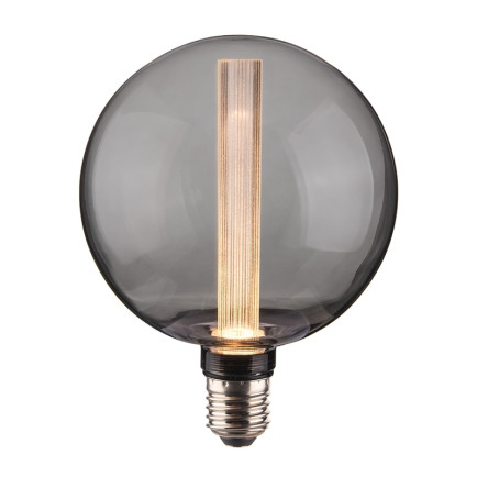 Vintlux Filament LED Lamp Rainn Globe XL Smoke Dimbaar Ø125mm E27 2.3W